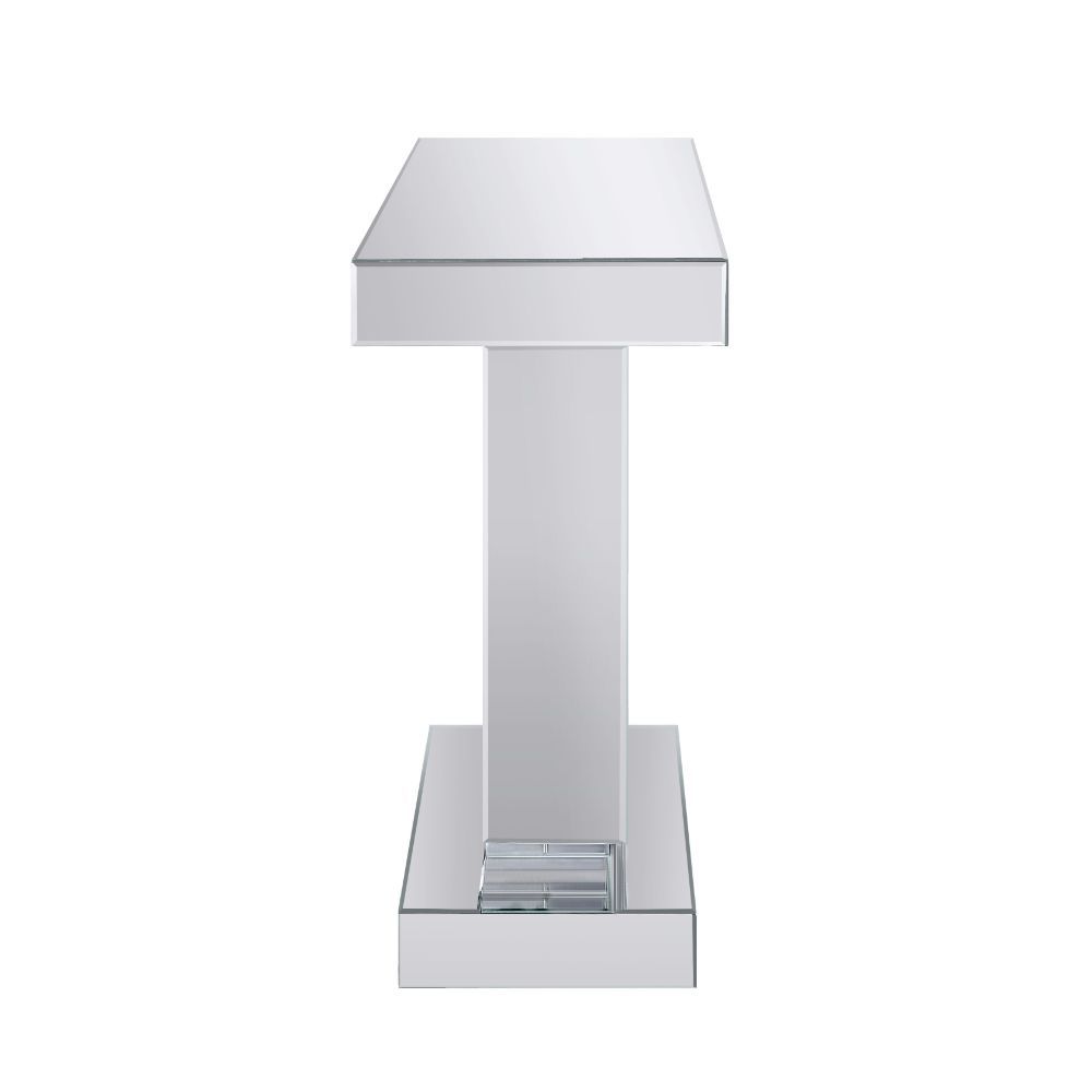 Noralie - Rectangular Console Table - Mirrored & Faux Diamonds - Urban Living Furniture (Los Angeles, CA)