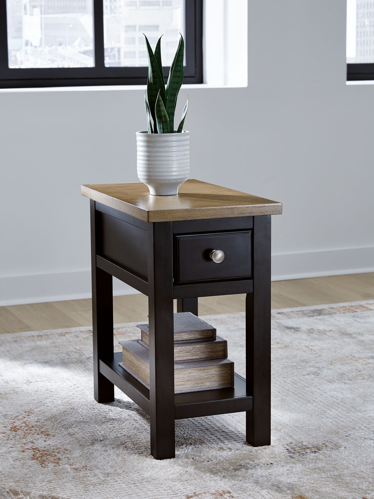 Drazmine - Brown - Chair Side End Table - Urban Living Furniture (Los Angeles, CA)