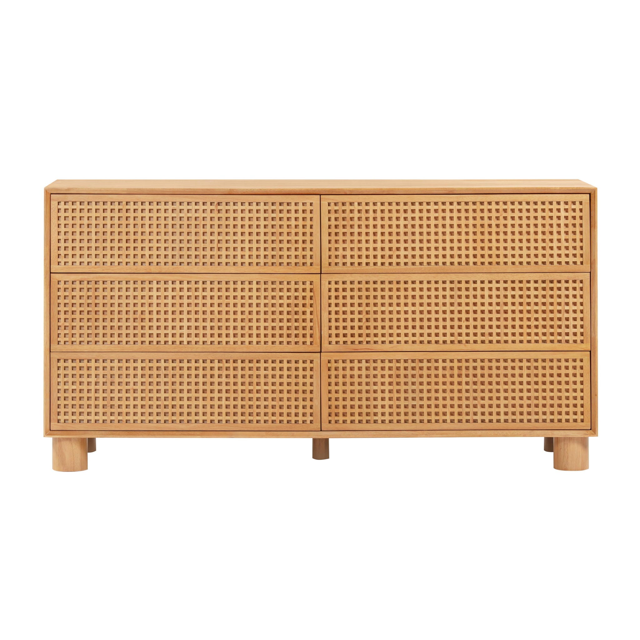 Miles - 6-Drawer Dresser - Natural - Urban Living Furniture (Los Angeles, CA)