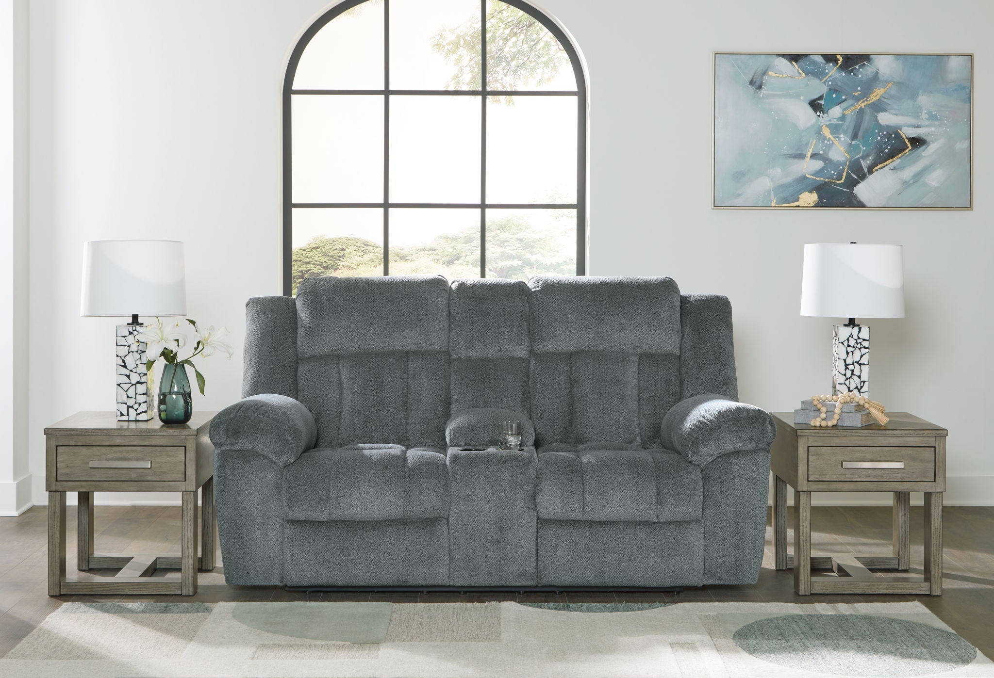 Tip-off - Power Reclining Loveseat With Console / Adj Headrest - Urban Living Furniture (Los Angeles, CA)