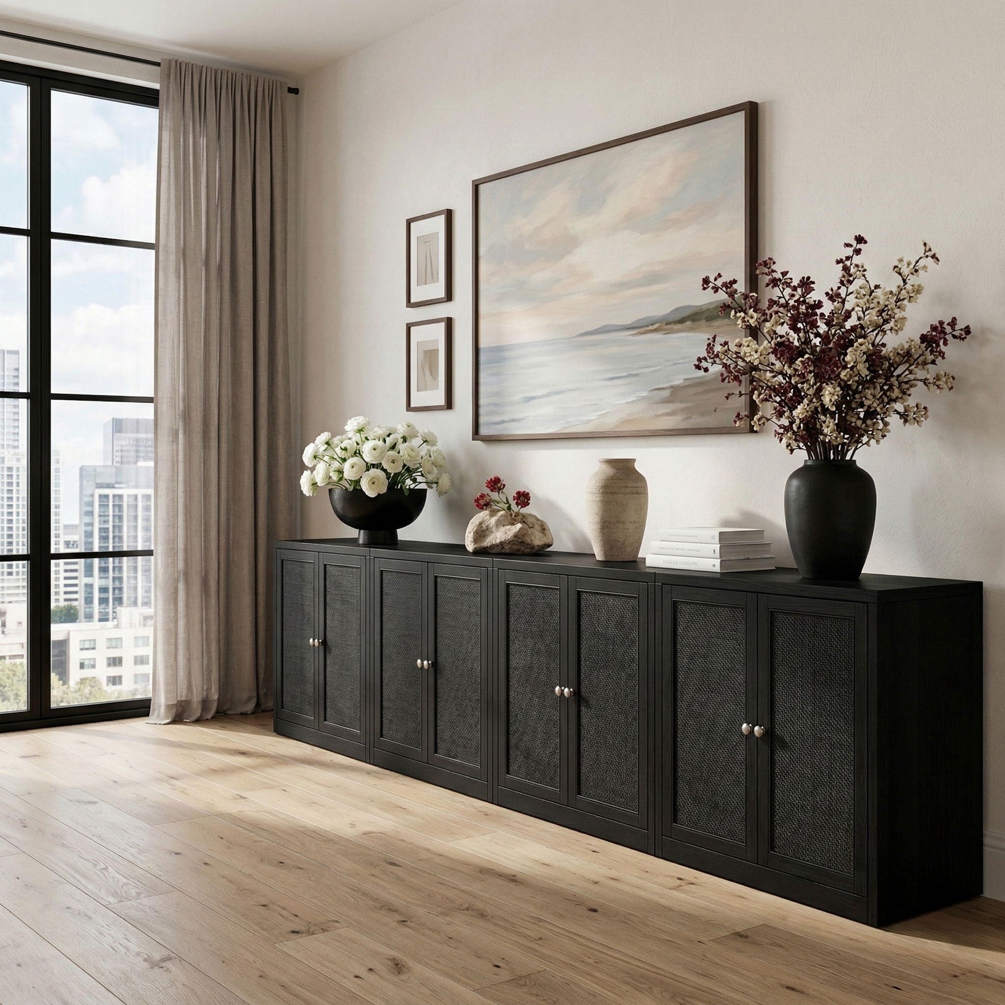 Vero - Solid Wood And Oak Venee Sideboard/Buffet - Urban Living Furniture (Los Angeles, CA)