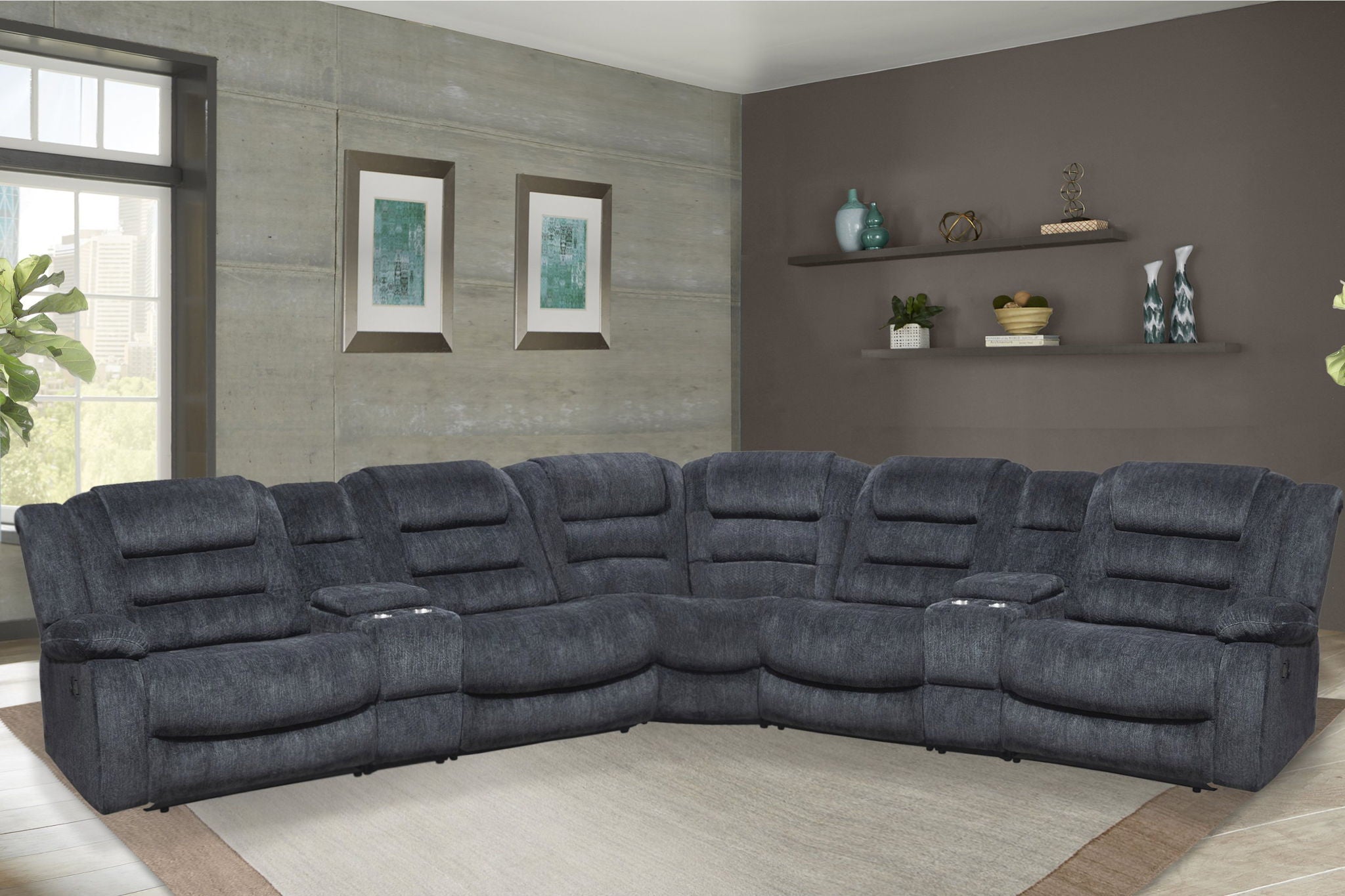 Bolton - Modular Reclining Sectional - Urban Living Furniture (Los Angeles, CA)