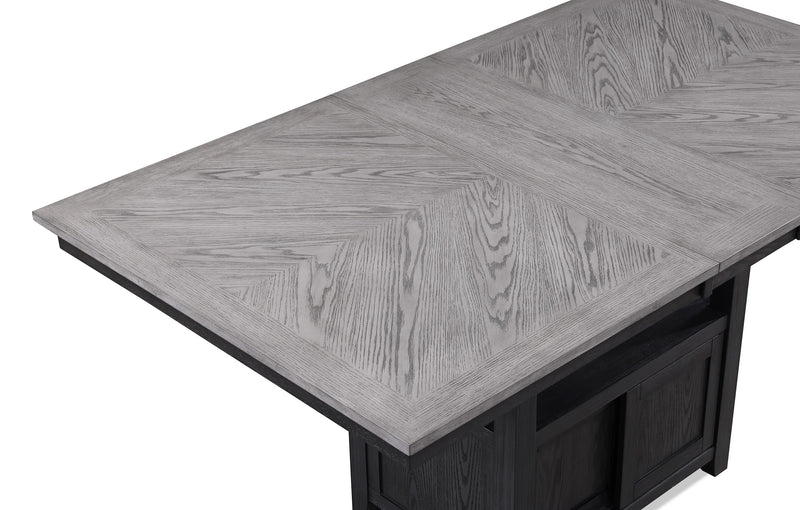 Buford - Counter Height Table - Charcoal / Light Gray
