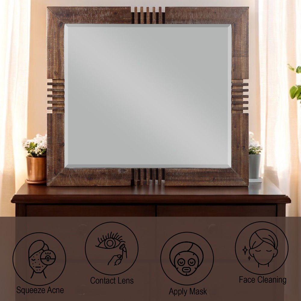 Andria - Mirror - Reclaimed Oak - Urban Living Furniture (Los Angeles, CA)
