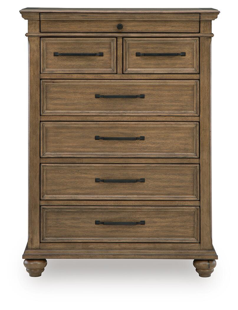 Karallin - Seven Drawer Chest - Medium Brown - Urban Living Furniture (Los Angeles, CA)