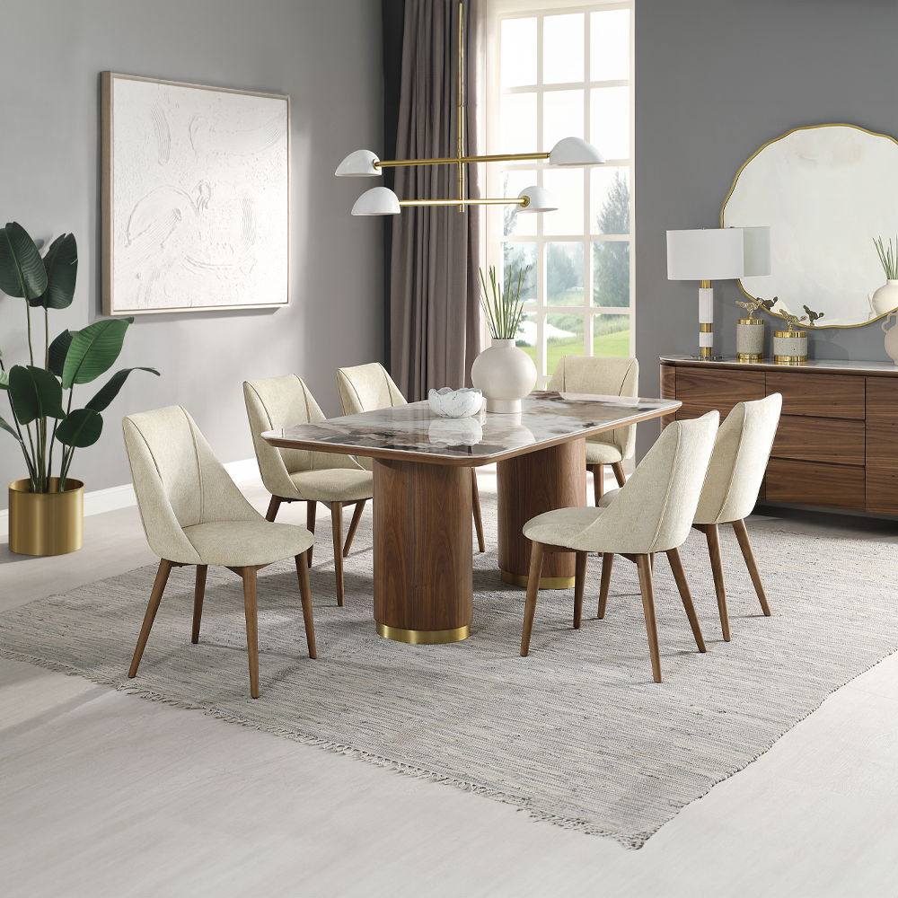 Willene - Dining Table With Ceramic Top - Urban Living Furniture (Los Angeles, CA)