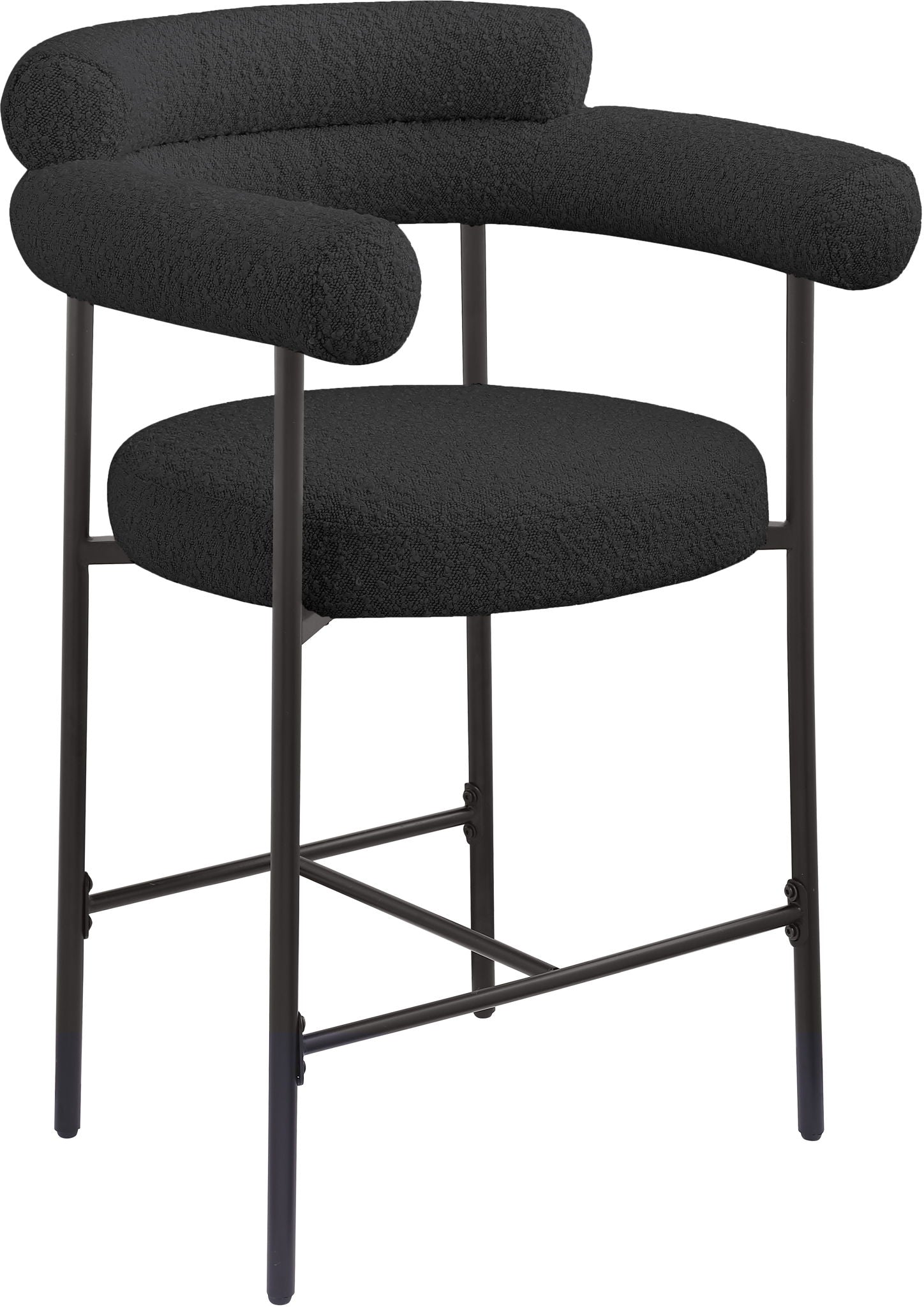 Blake - Counter Stool With Black Base (Set of 2) - Urban Living Furniture (Los Angeles, CA)