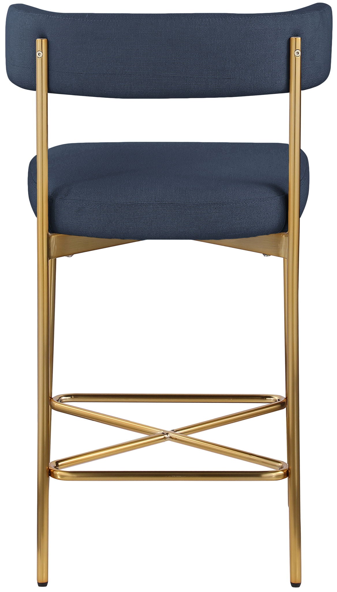 Rivage - Durable Stool With Gold Frame (Set of 2) - Urban Living Furniture (Los Angeles, CA)