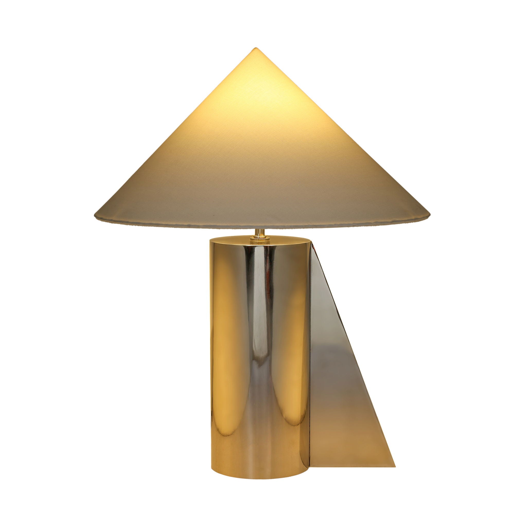 Geo - Angled Table Lamp - Chrome - Urban Living Furniture (Los Angeles, CA)
