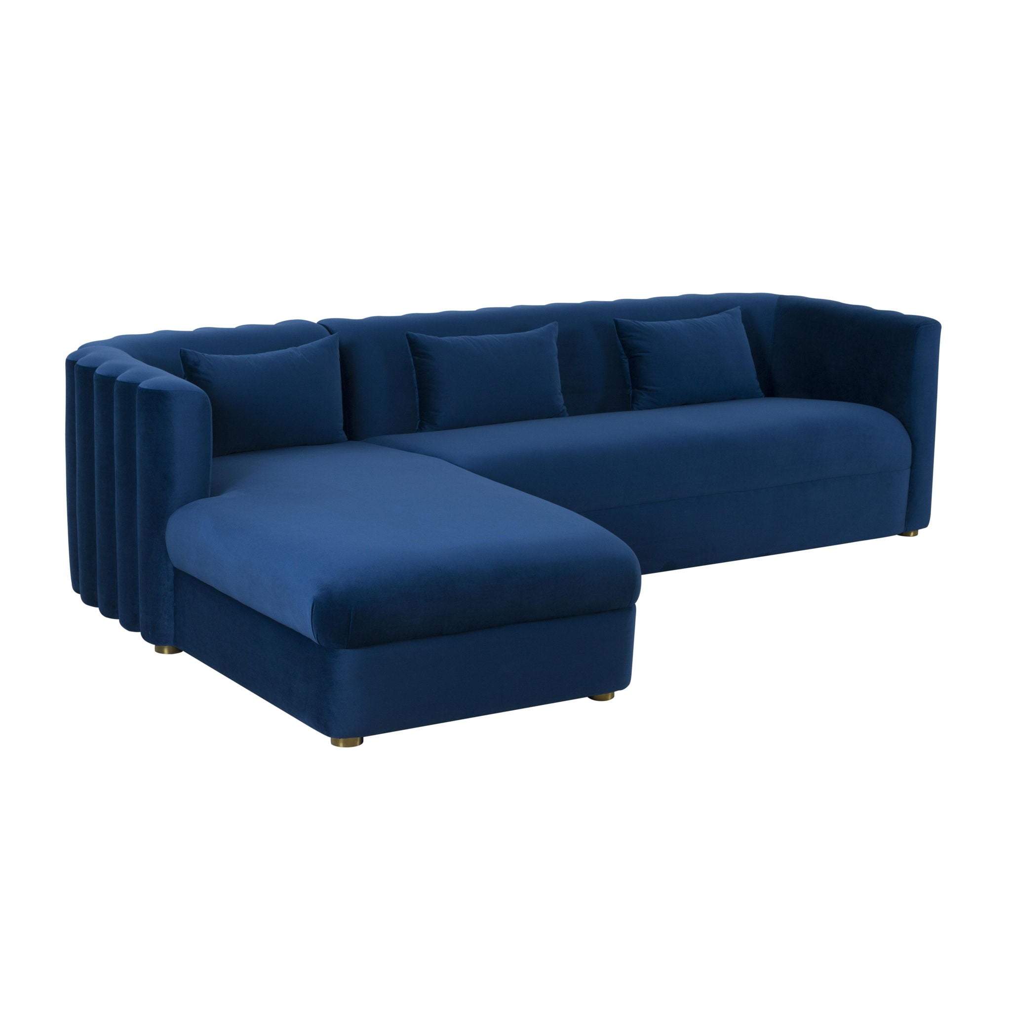 Callie - Velvet Sectional - LAF - Urban Living Furniture (Los Angeles, CA)