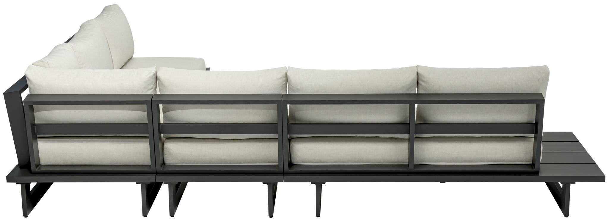 Maldives - 4 Piece Water Resistant Outdoor Patio Modular Sectional With Gray Base - Urban Living Furniture (Los Angeles, CA)
