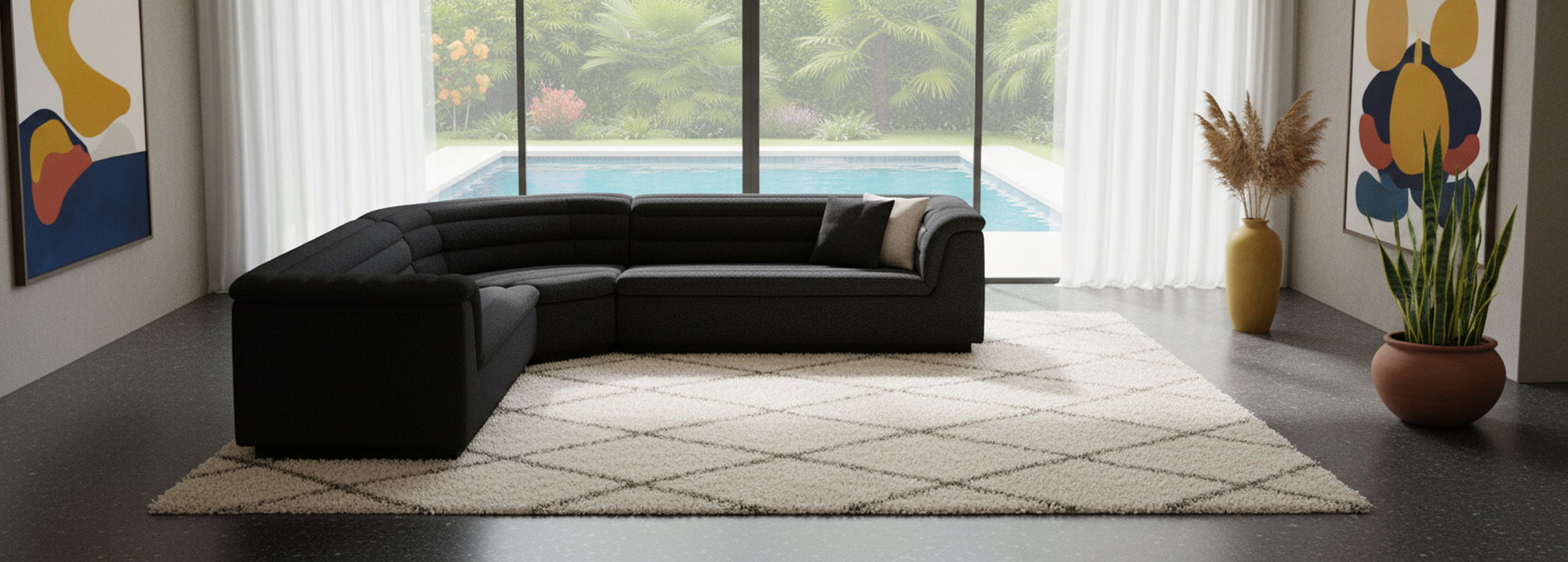 Cascade - Boucle Modular Sectional - Urban Living Furniture (Los Angeles, CA)