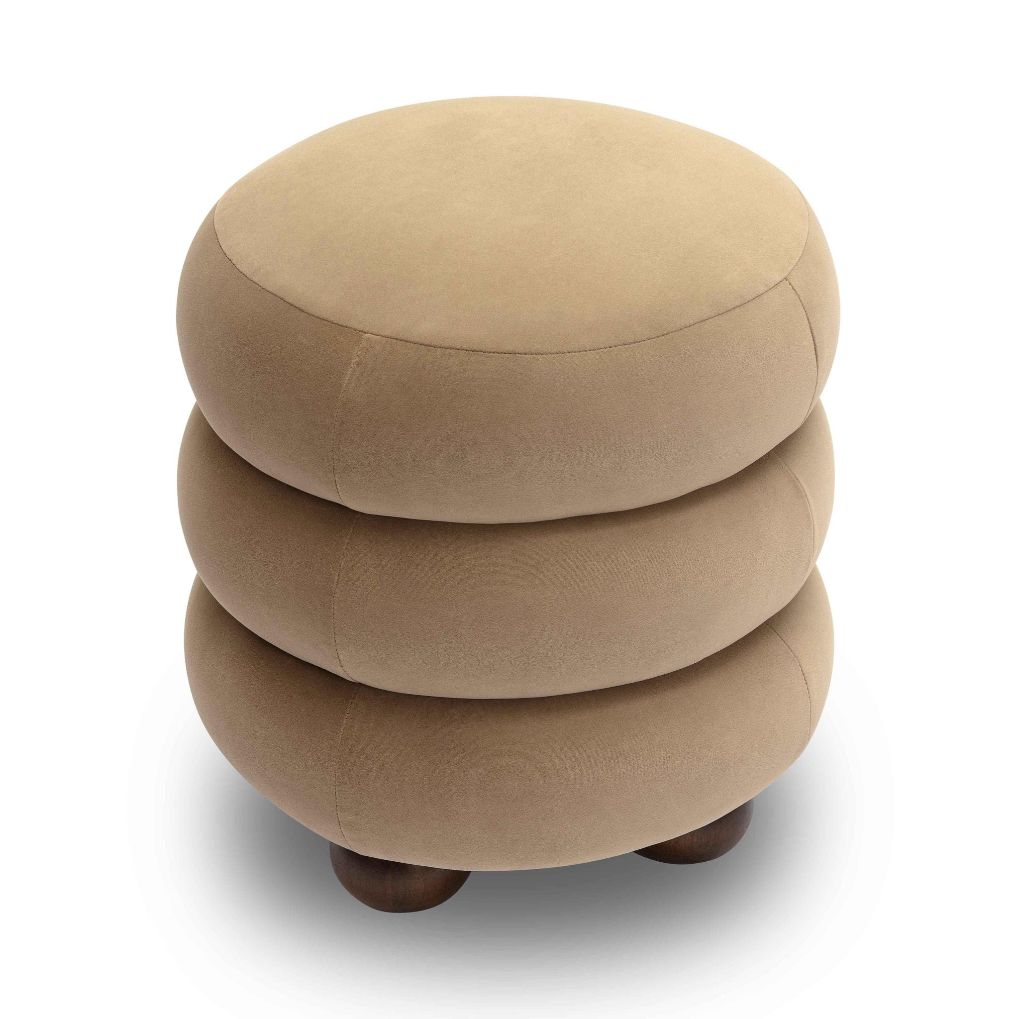 Stefanie - Velvet Ottoman - Urban Living Furniture (Los Angeles, CA)