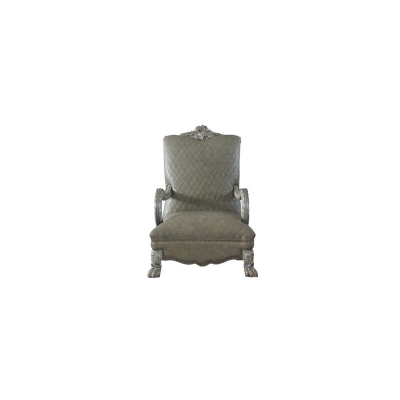 Dresden - Accent Chair - Vintage Bone White & PU - Urban Living Furniture (Los Angeles, CA)