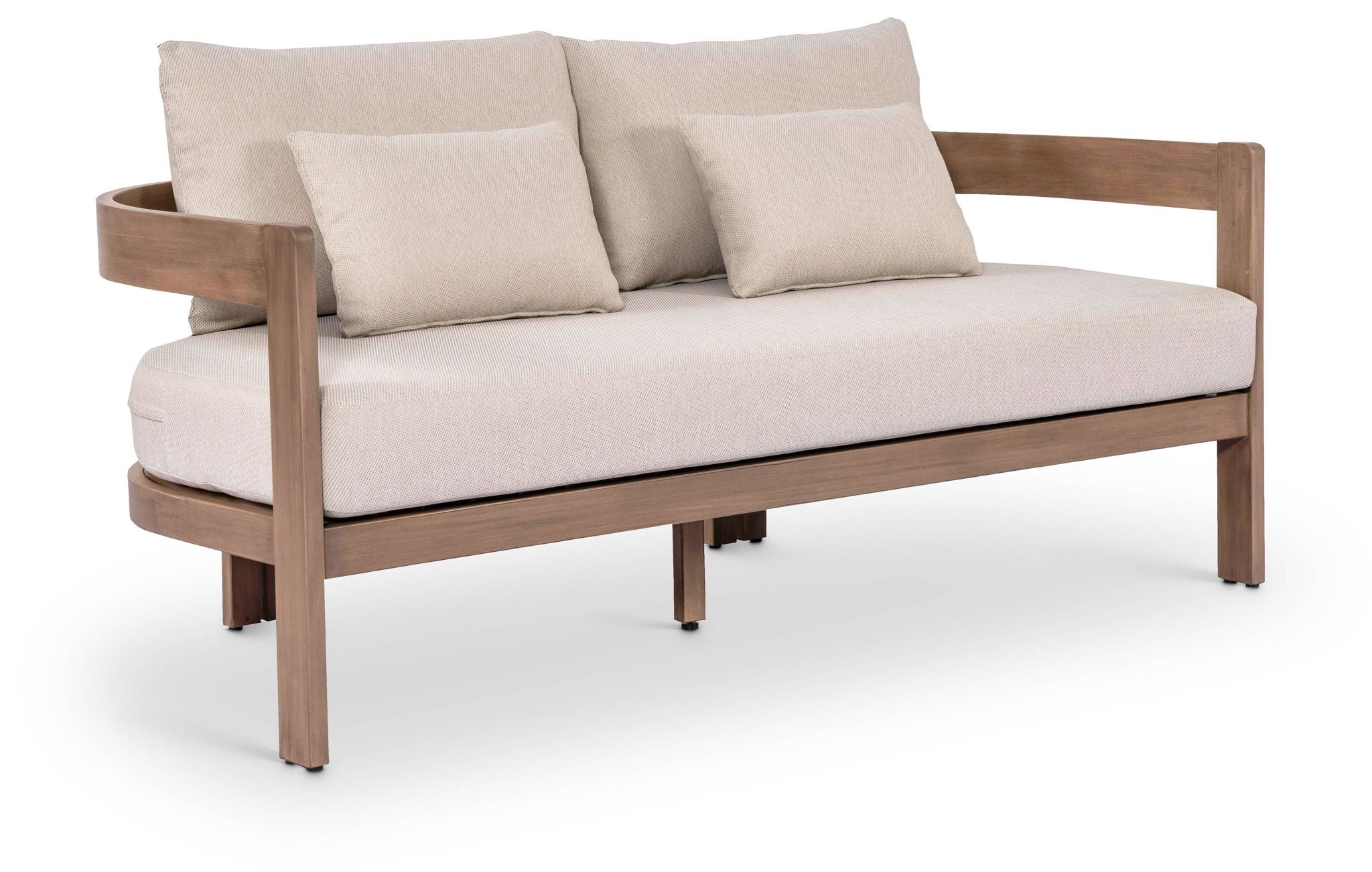 Newport - Water Resistant Fabric 65" Upholstered Outdoor Patio Loveseat - Urban Living Furniture (Los Angeles, CA)