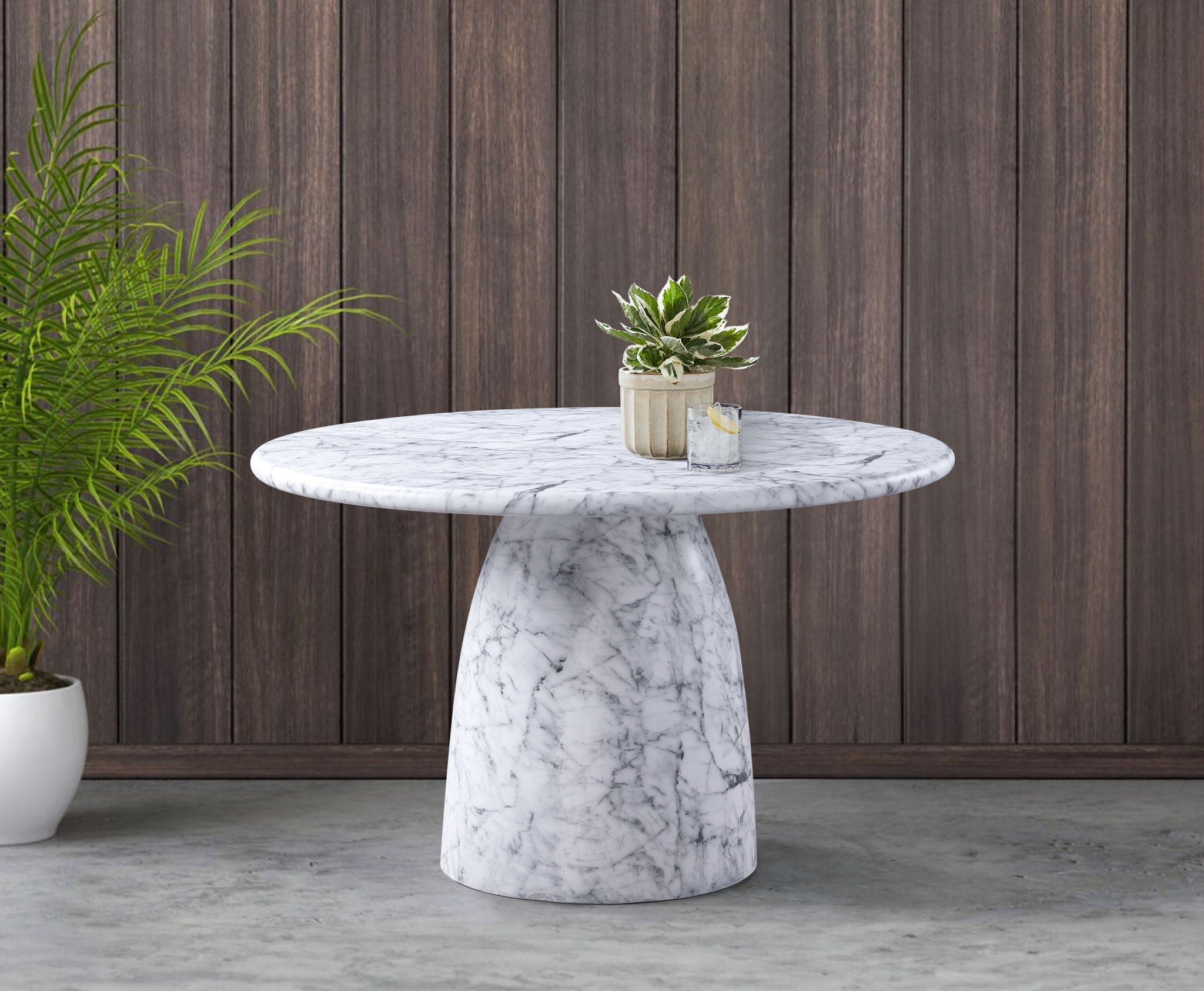 Cosenza - Round Concrete Dining Table - Urban Living Furniture (Los Angeles, CA)