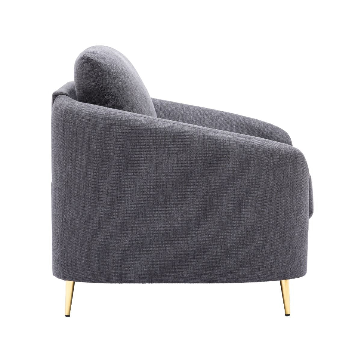 Yuina - Chair - Gray Linen - Urban Living Furniture (Los Angeles, CA)