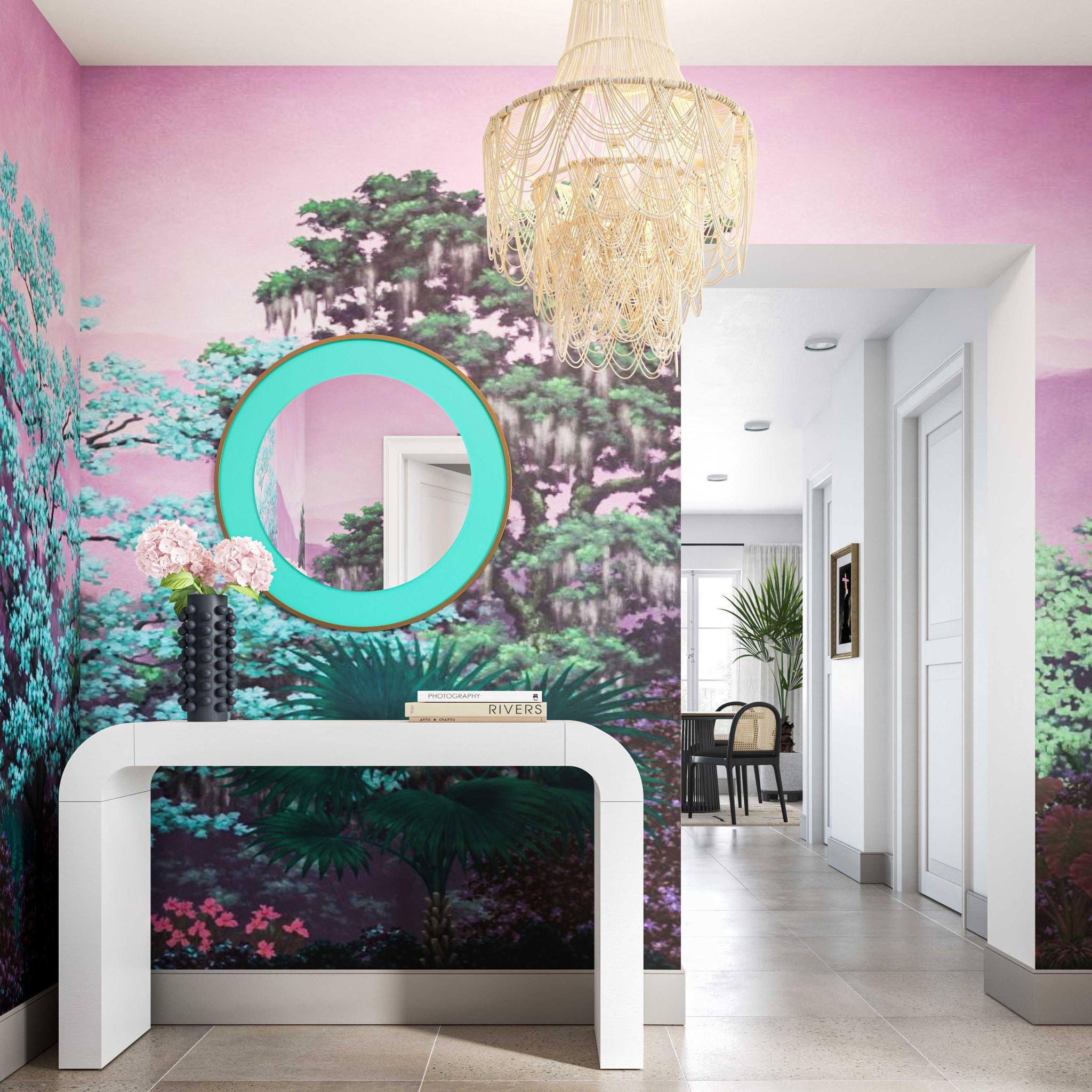 Lucille - Mirror - Blue - Urban Living Furniture (Los Angeles, CA)