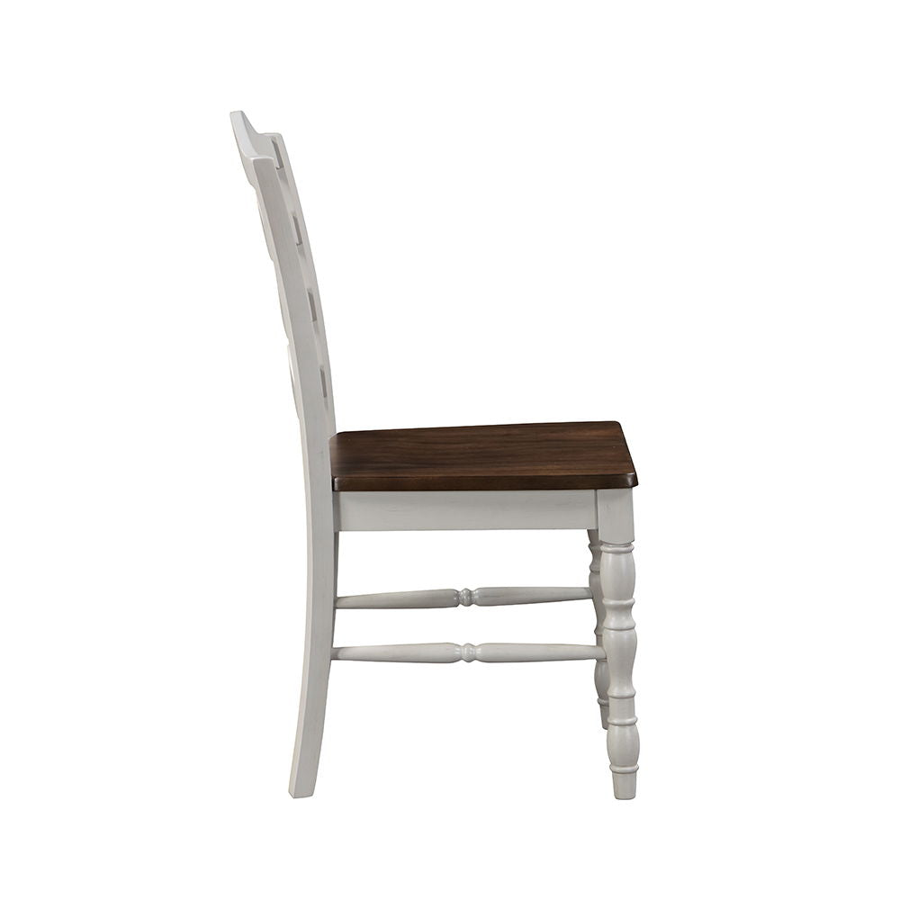 Bettina - Dining Set (5 Piece) - Antique White & Weathered Oak - Urban Living Furniture (Los Angeles, CA)