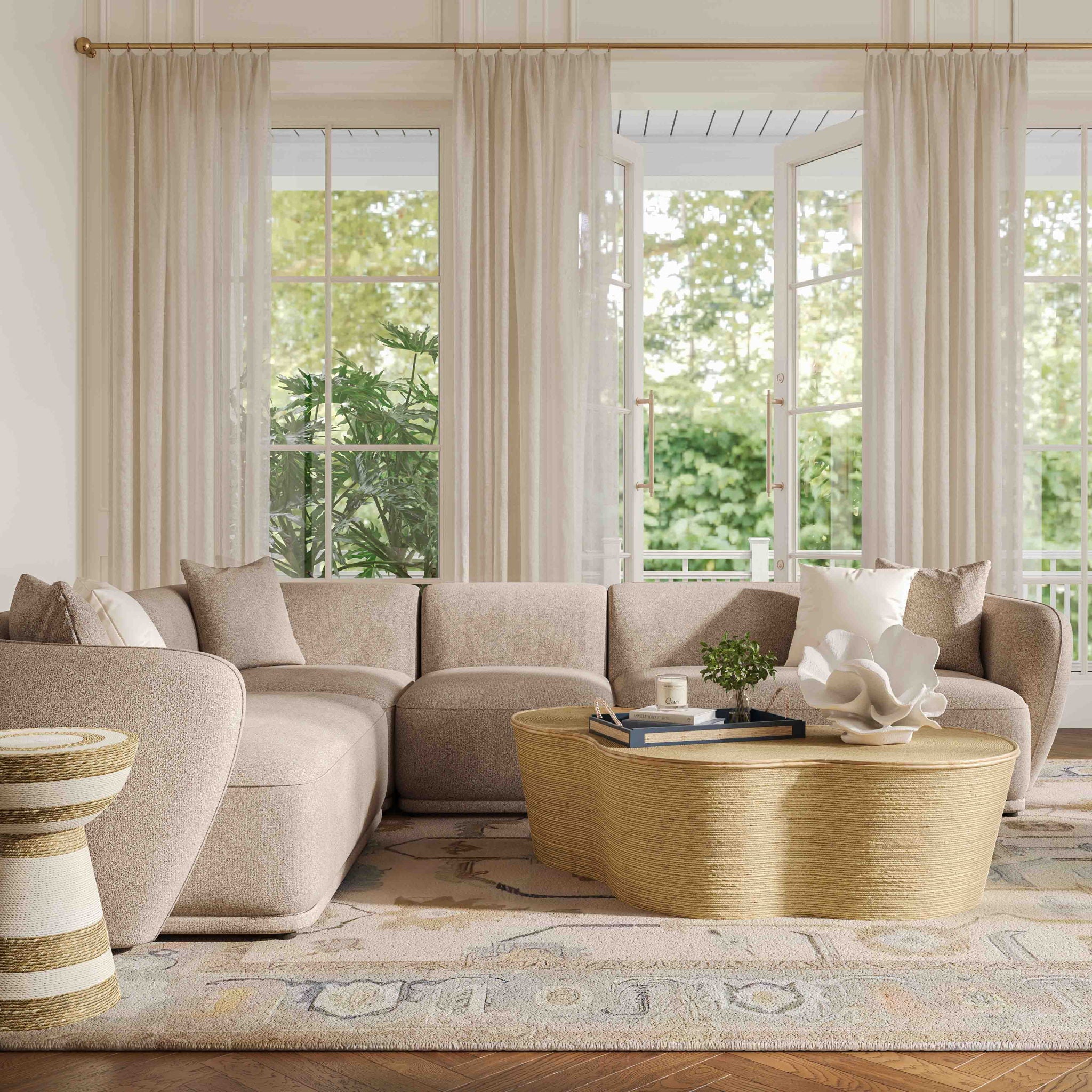 Sylvie - Chaise Sectional - Urban Living Furniture (Los Angeles, CA)