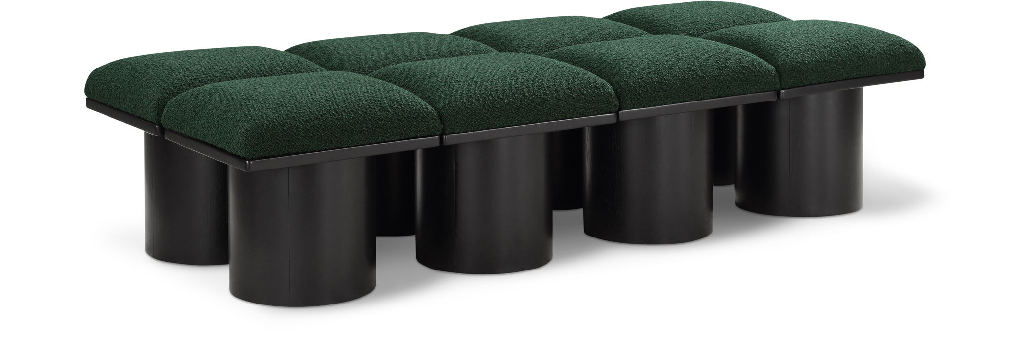 Pavilion - 8 Piece Modular Bench With Black Base - Urban Living Furniture (Los Angeles, CA)