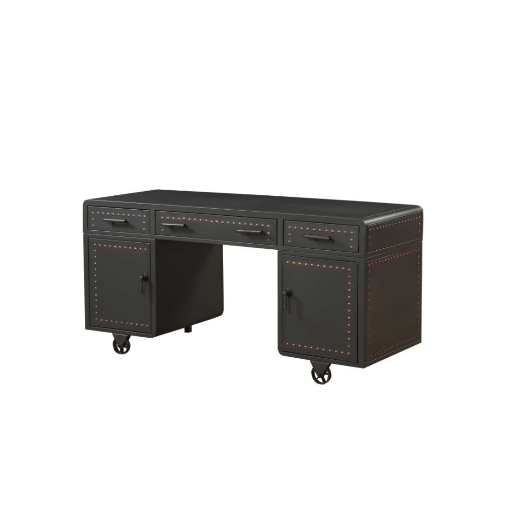 Actaki - Desk - Sandy Gray - Urban Living Furniture (Los Angeles, CA)