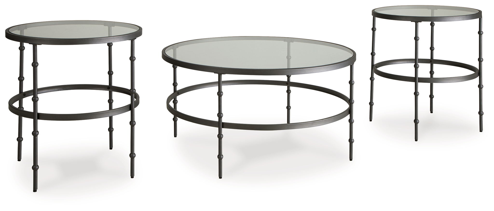 Kellyco - Gunmetal - Occasional Table Set (Set of 3) - Urban Living Furniture (Los Angeles, CA)