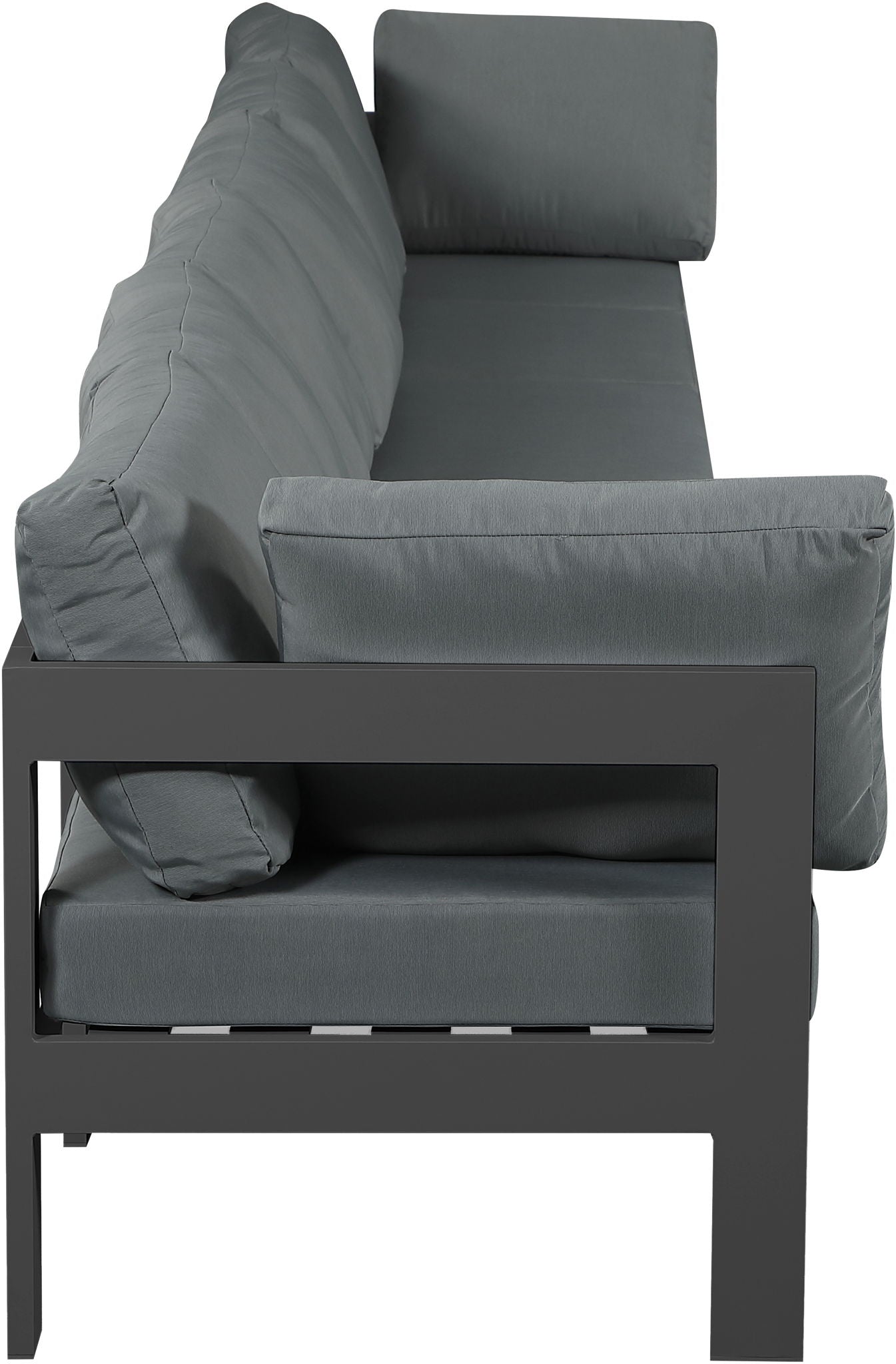 Nizuc - Outdoor Patio 6 Seat Modular Sofa With Gray Frame - Urban Living Furniture (Los Angeles, CA)