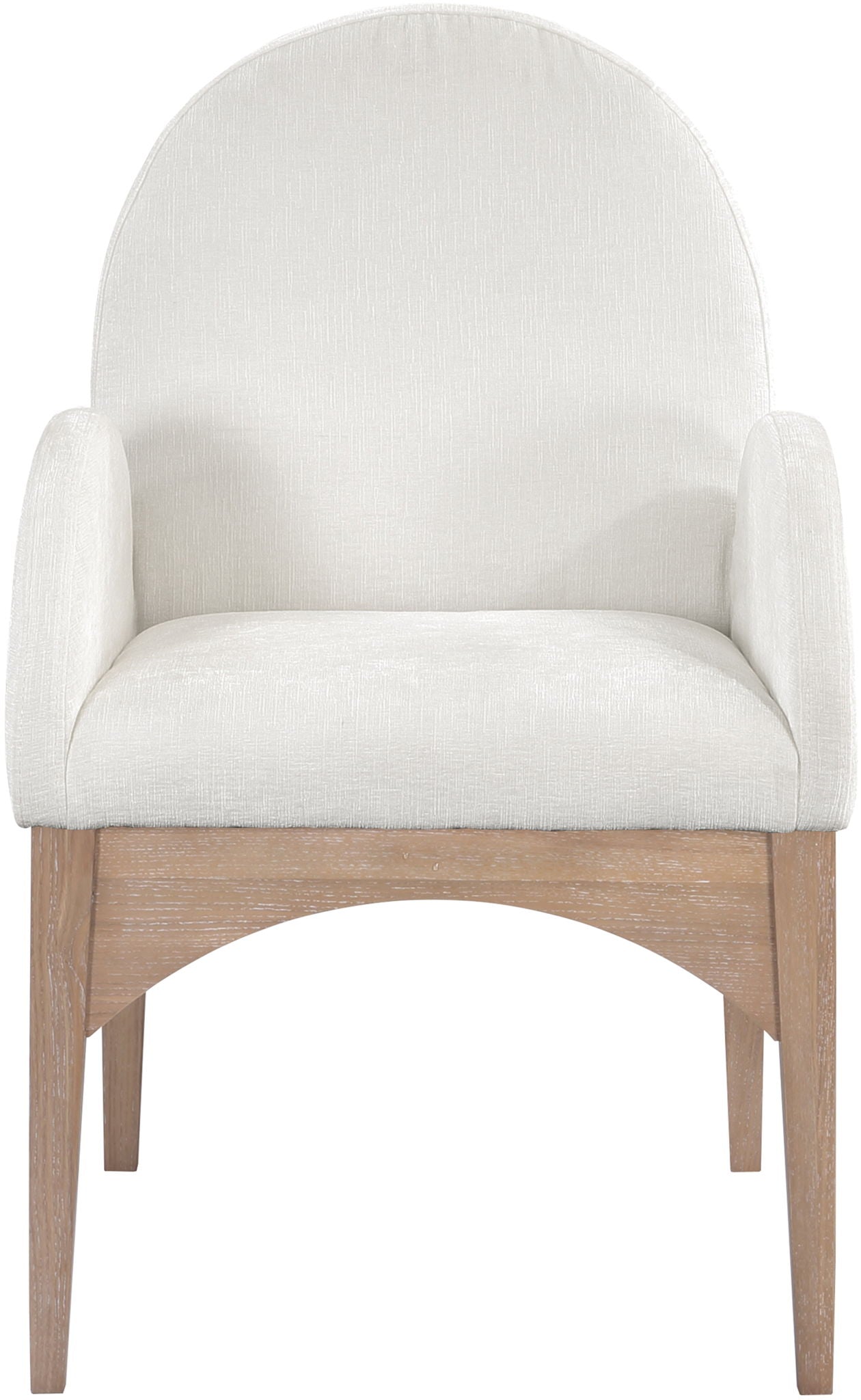 Waldorf - Chenille Dining Arm Chair With Natural Legs - Urban Living Furniture (Los Angeles, CA)
