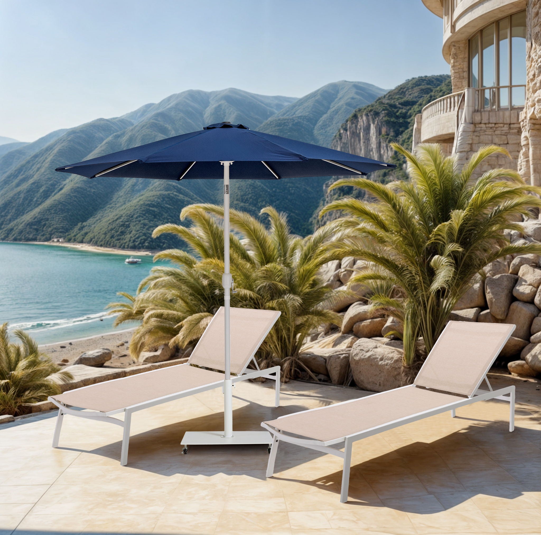 Fiji - Patio Umbrella With White Pole - Urban Living Furniture (Los Angeles, CA)