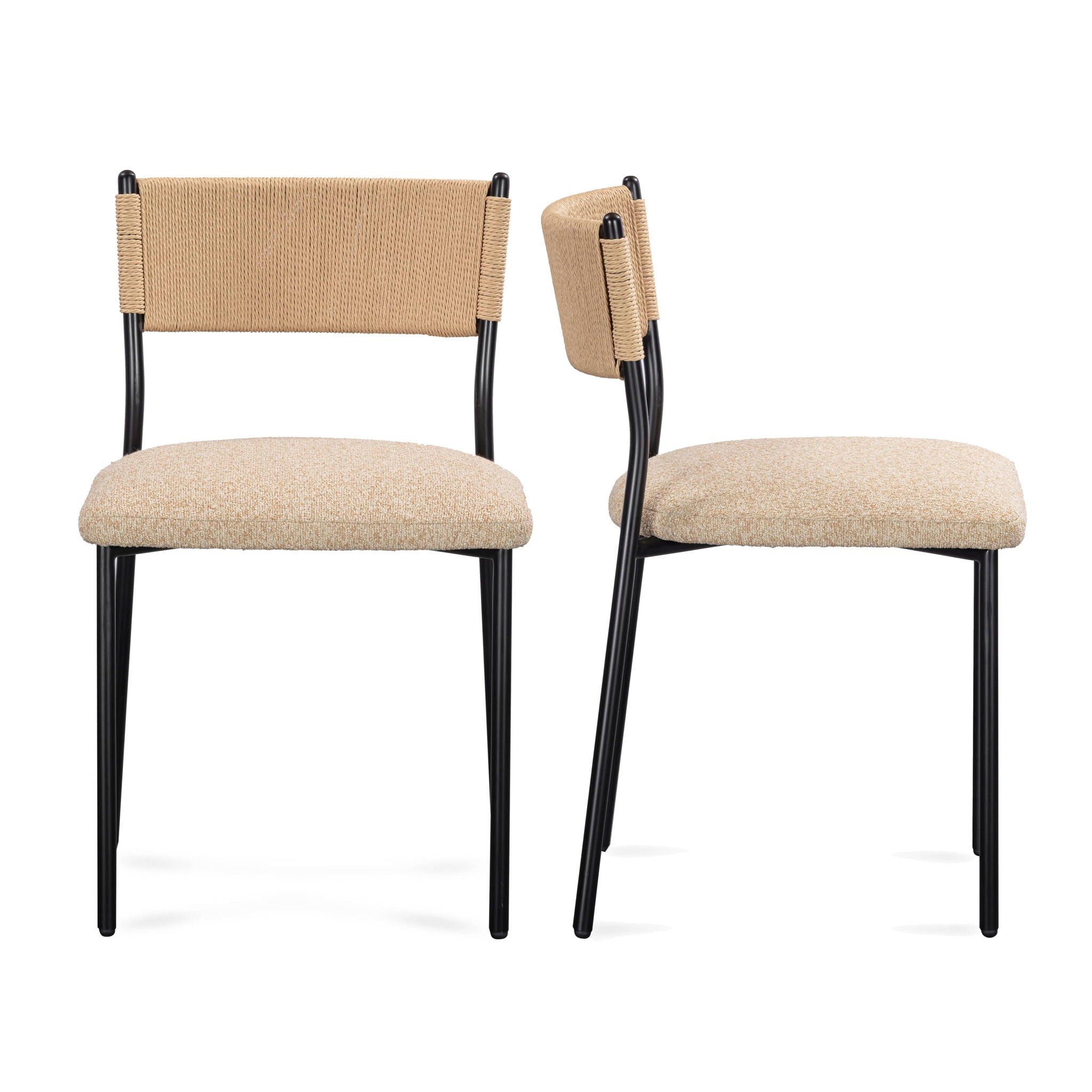 Celine - Boucle Dining Chair (Set of 2) - Urban Living Furniture (Los Angeles, CA)