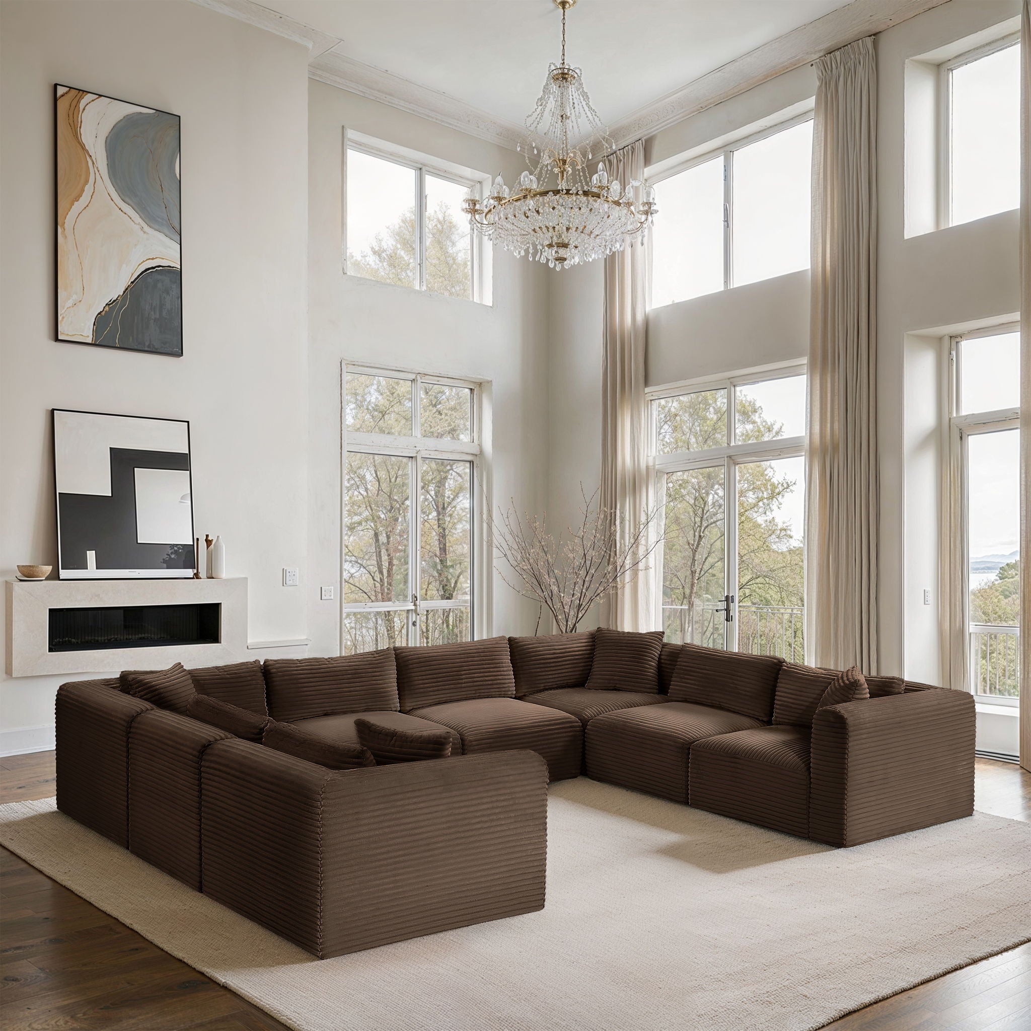 Shaggy - 8 Piece Modular U-Shaped Sectional - Urban Living Furniture (Los Angeles, CA)