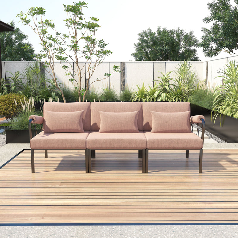 Rajni - Patio Cushion For Wedge - Pink