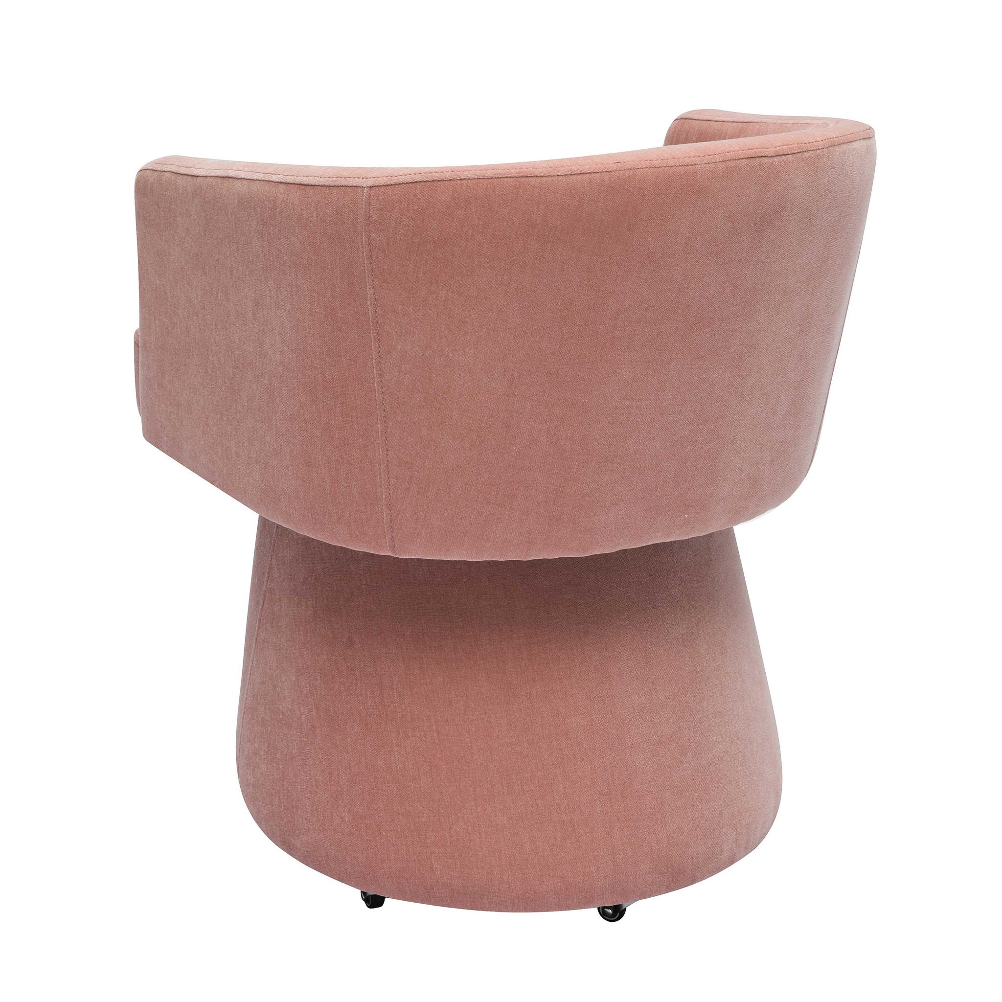 Kristen - Upcycled Chenille Rolling Desk Chair - Urban Living Furniture (Los Angeles, CA)