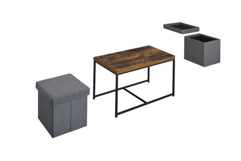 Murph - Wood Grain 3 Piece Coffee Table (Set of 3) - Urban Living Furniture (Los Angeles, CA)