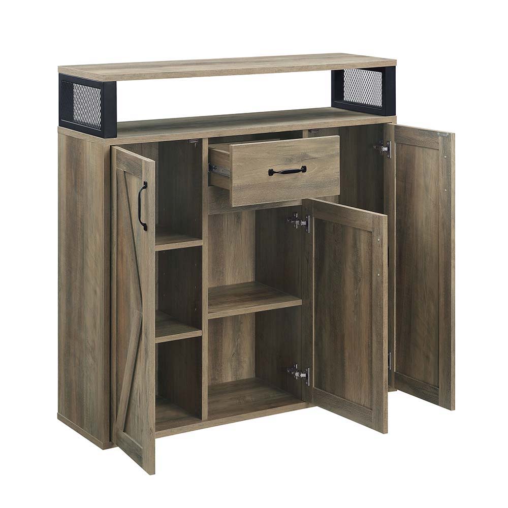 Abiram - Server - Rustic Oak Finish - Urban Living Furniture (Los Angeles, CA)