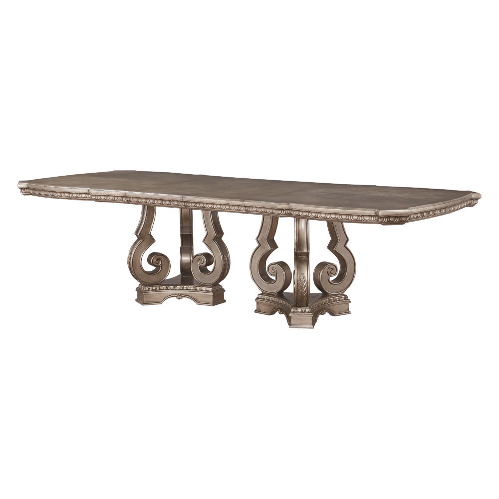 Northville - Dining Table - Antique Silver - 30" - Urban Living Furniture (Los Angeles, CA)