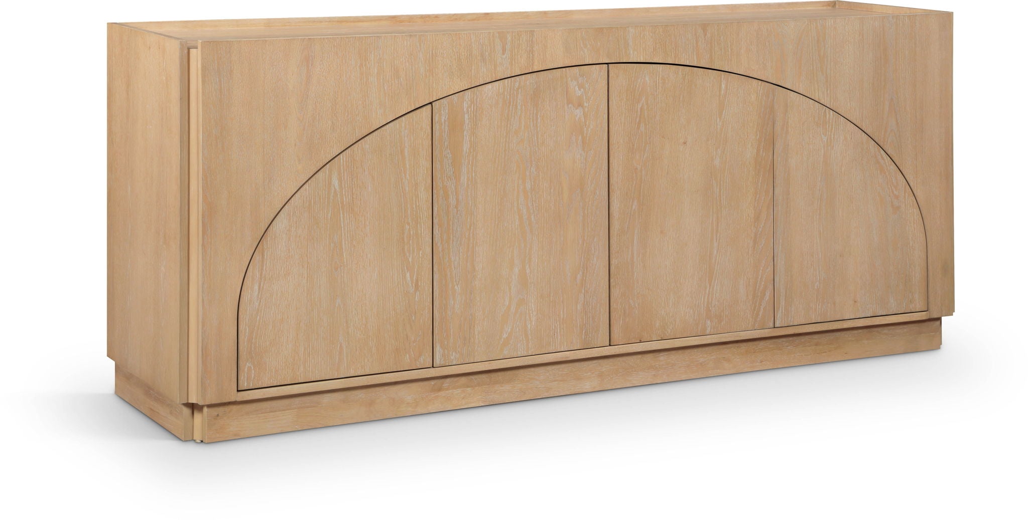Everson - Oak Veneer And Solid Wood Sideboard/Buffet - Natural - Urban Living Furniture (Los Angeles, CA)