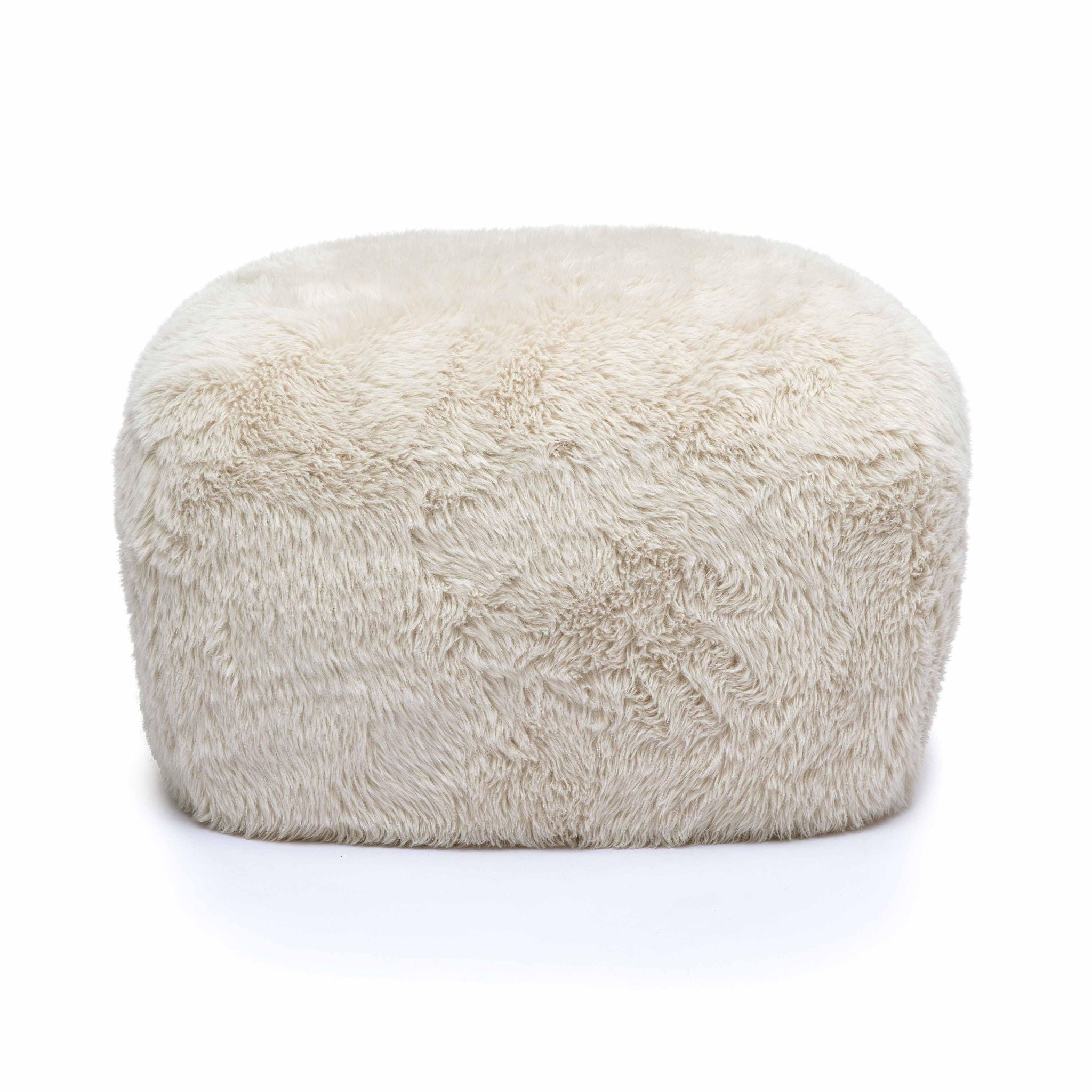 Britt - Vegan Shearling Ottoman - Urban Living Furniture (Los Angeles, CA)