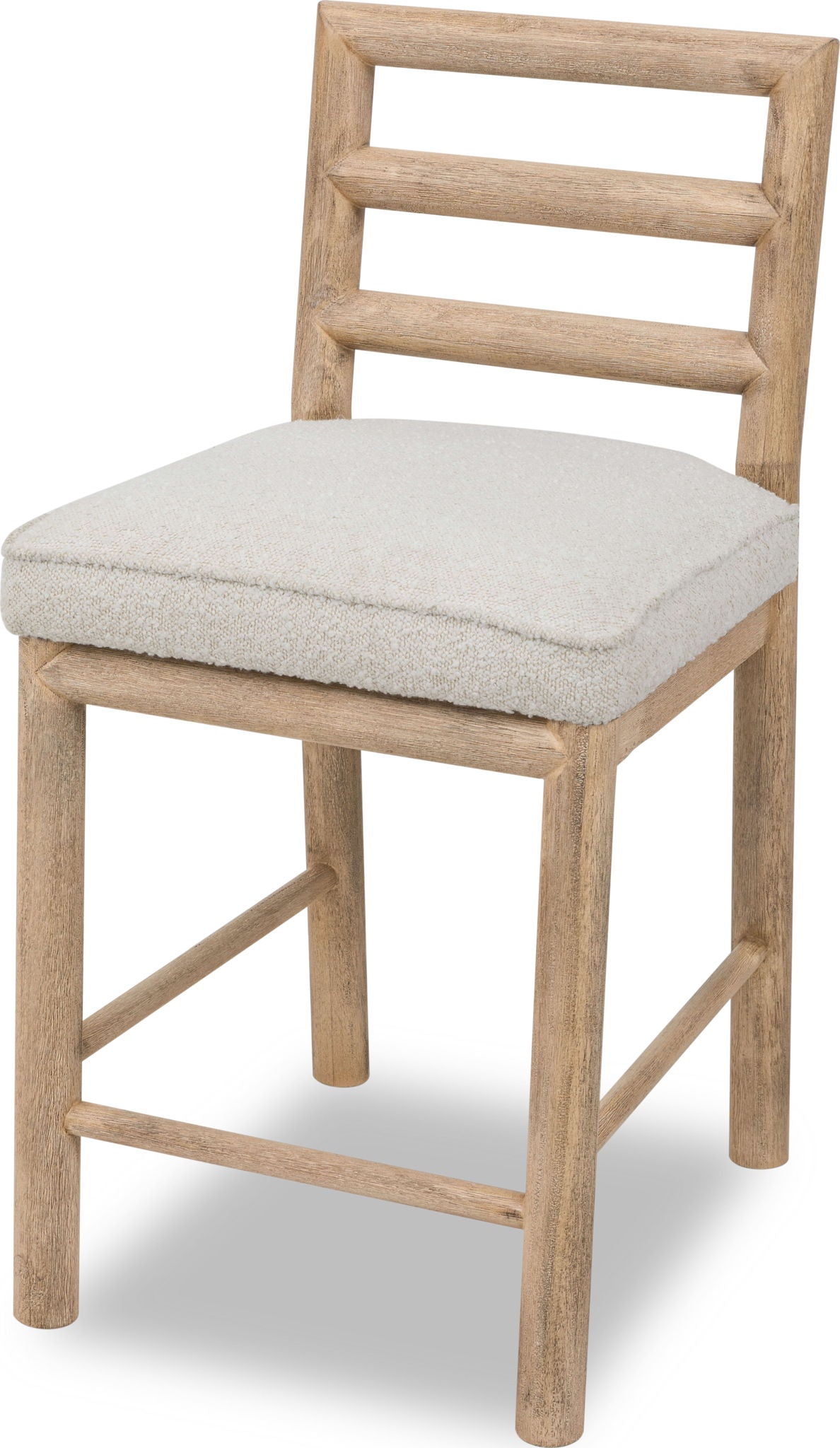 Dorsey - Ladder Back Counter Stool (Set of 2) - Ricotta