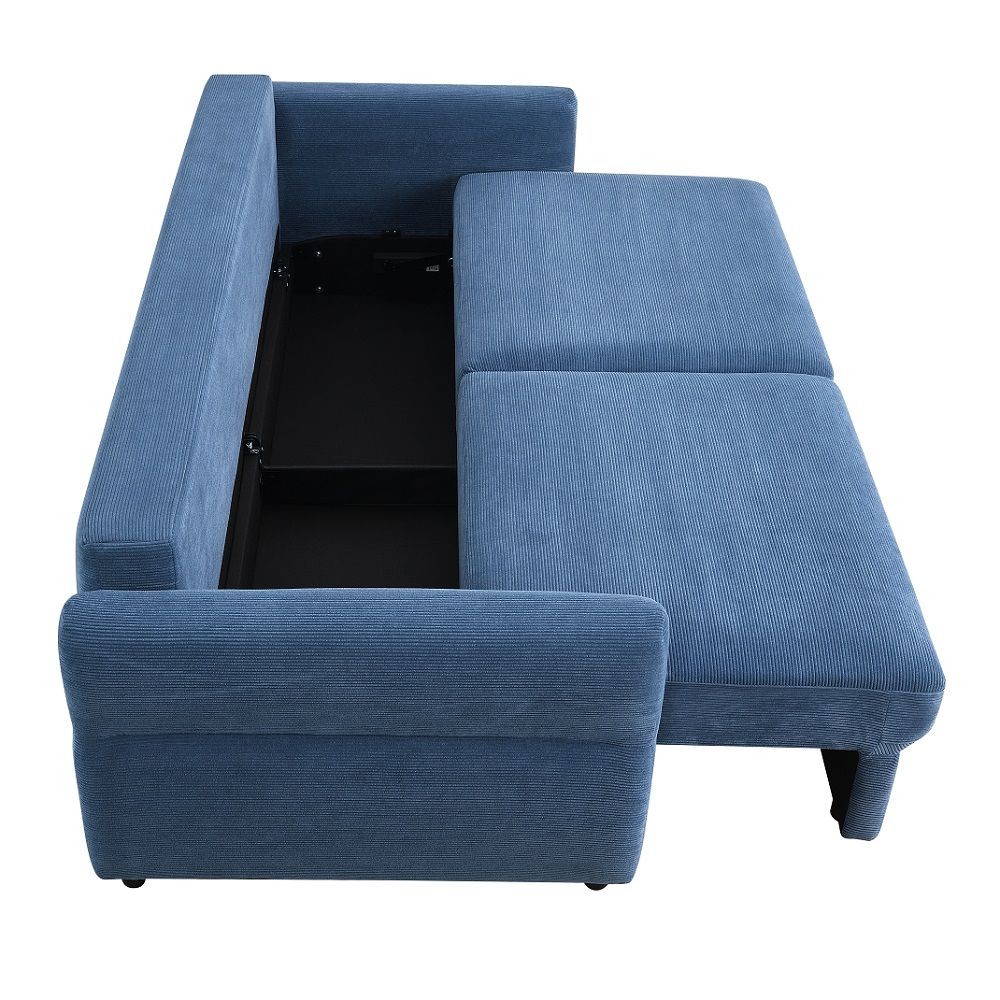 Haran - Sofa With Sleeper - Blue - Urban Living Furniture (Los Angeles, CA)