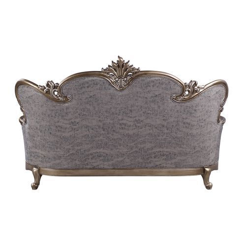 Elozzol - Sofa With 5 Pillows - Fabric & Antique Bronze - Urban Living Furniture (Los Angeles, CA)