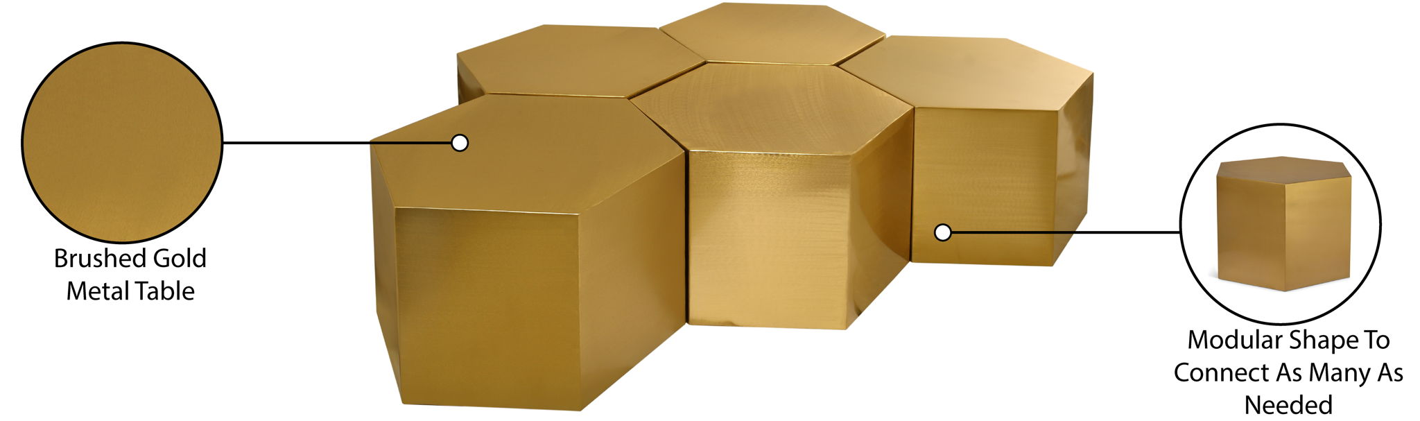 Hexagon - Coffee Table - Urban Living Furniture (Los Angeles, CA)