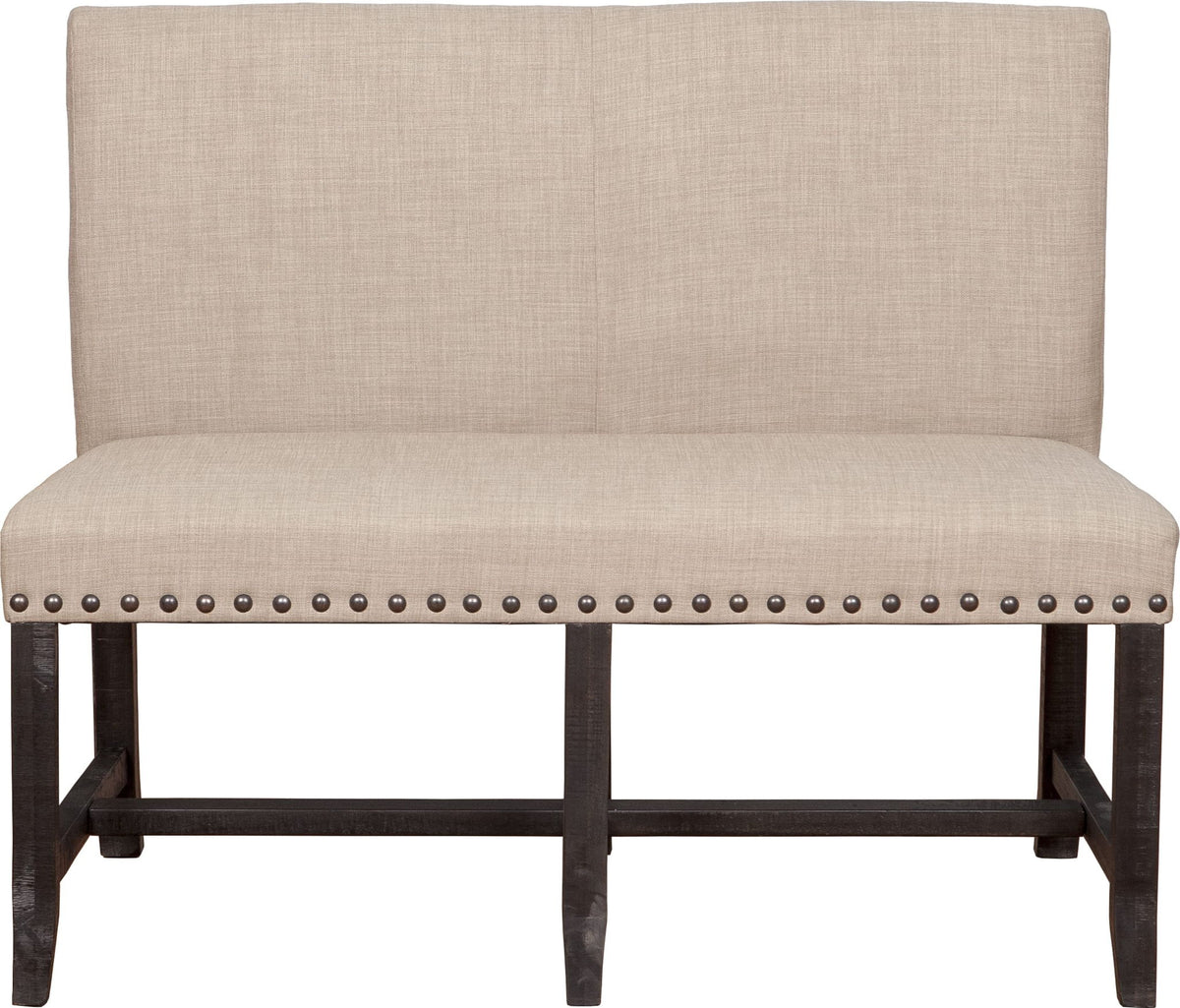Yosemite - Solid Wood Dining Settee - Beige / Cafe