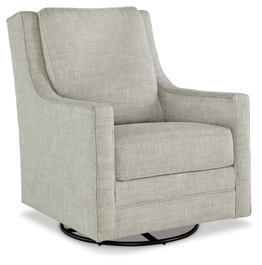 Kambria - Swivel Glider Accent Chair - Fog - Urban Living Furniture (Los Angeles, CA)