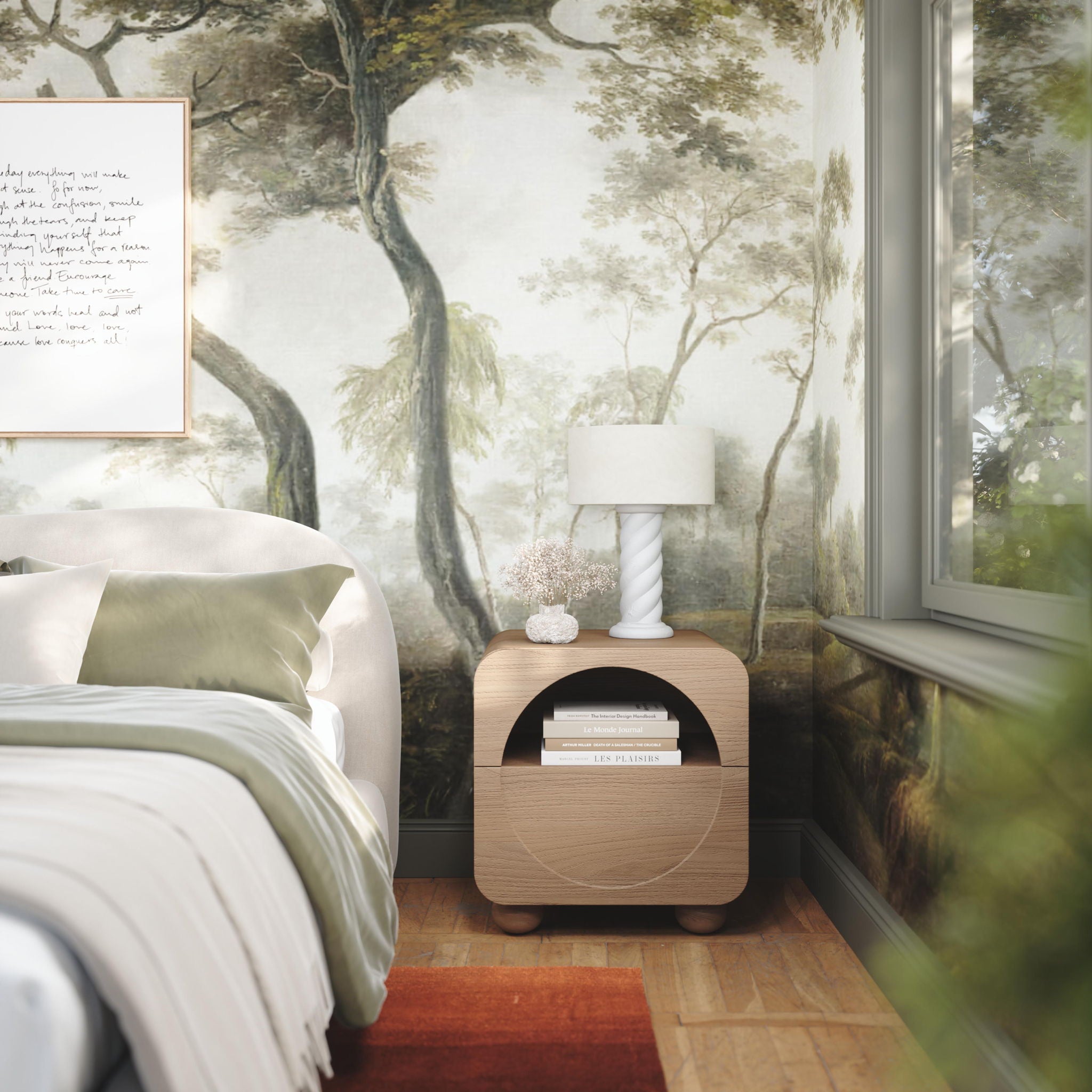 Moonrise - Ash Nightstand - Natural - Urban Living Furniture (Los Angeles, CA)