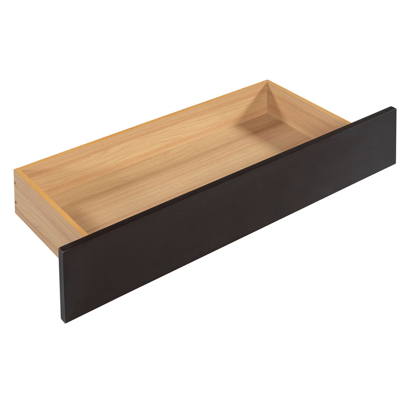 Storage Platform Bed, With 2 Big Drawers, Trundle