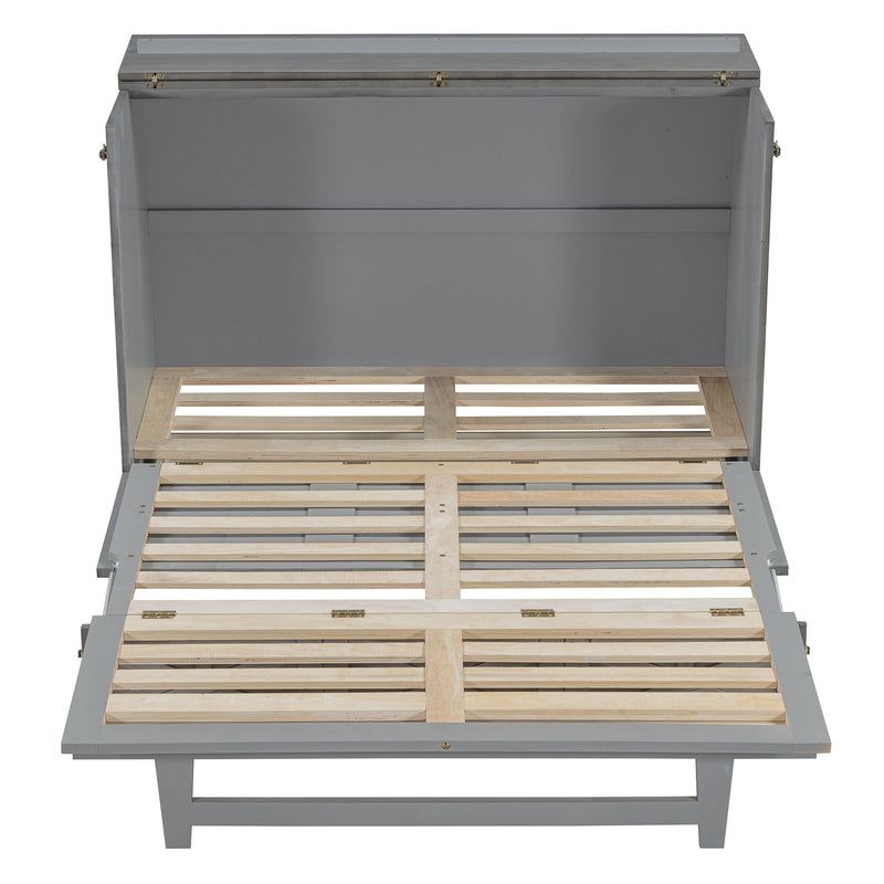 Murphy Bed With Large Drawers And USB Ports