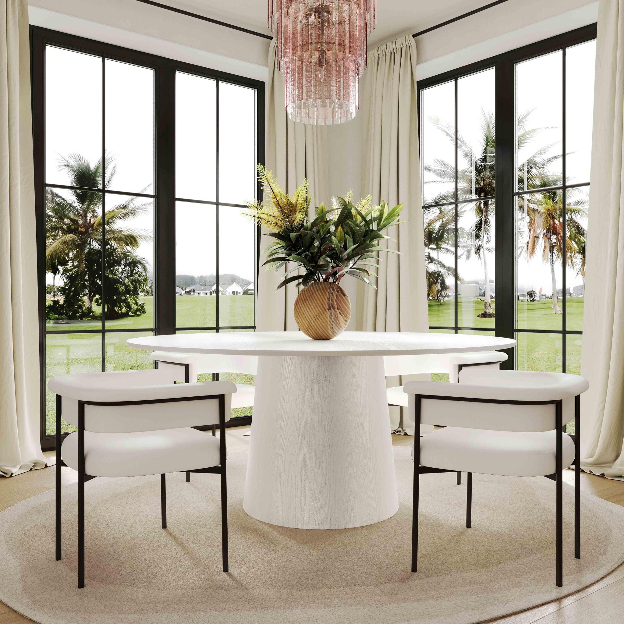 Taylor - Performance Linen Dining Chair - Urban Living Furniture (Los Angeles, CA)