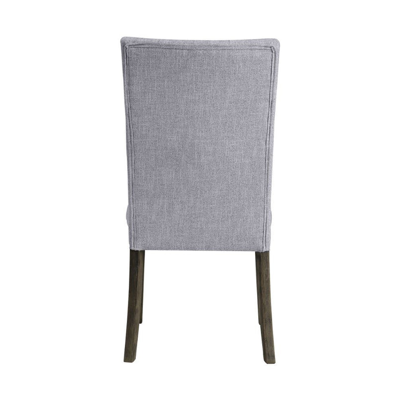 Merel - Side Chair (Set of 2) - Gray Linen & Gray Oak - Urban Living Furniture (Los Angeles, CA)